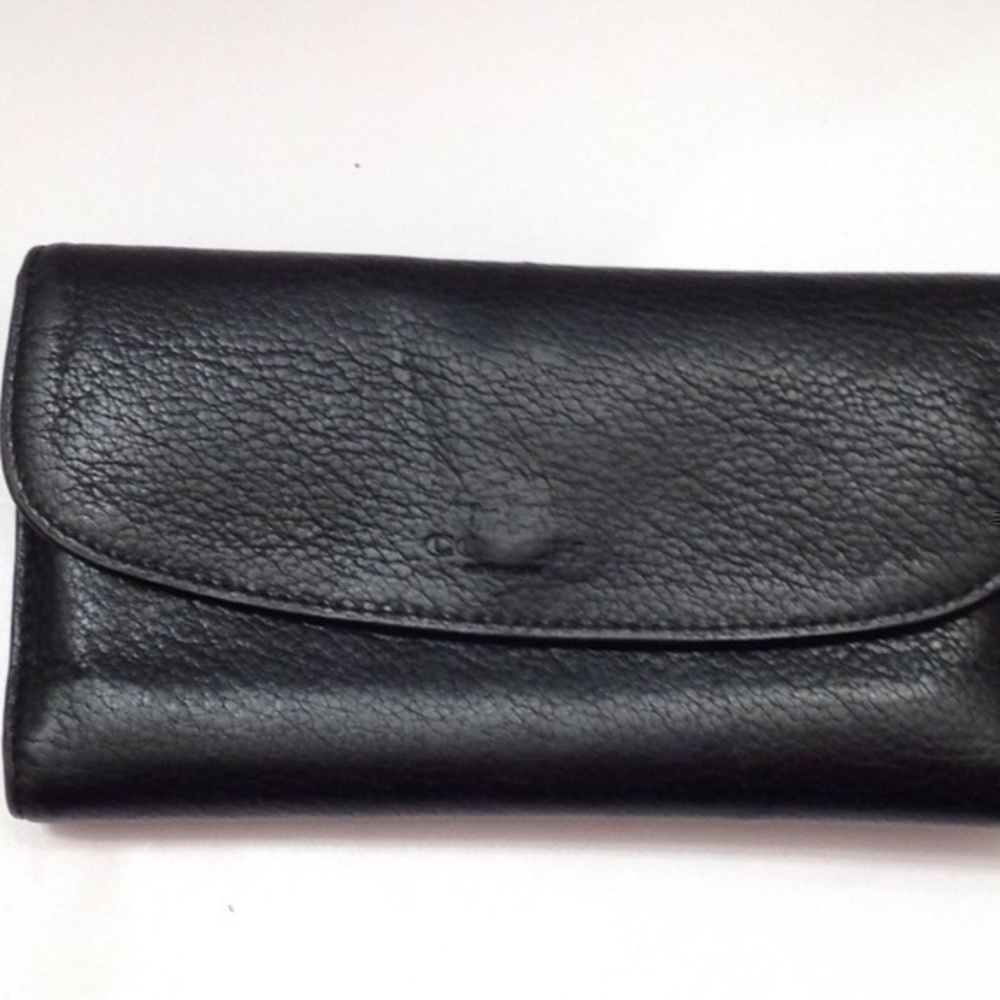 COACH BLACK LEATHER WALLET